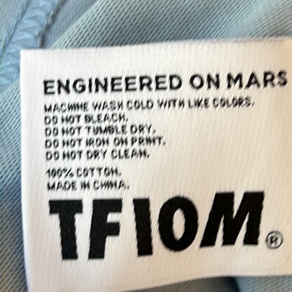 TFIOM Sky Blue Campus Tee Men's Size XL - Picture 7 of 8